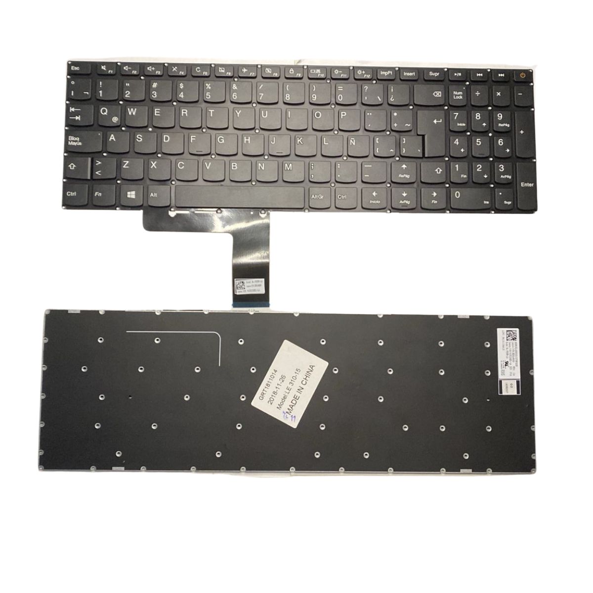 tl11 Teclado Lenovo Ideapad 310-15ikb 310-15isk Boton Power - Imagen 1