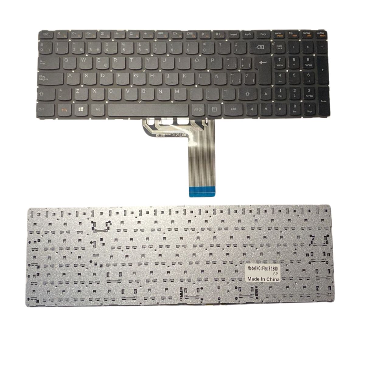 tl110 Teclado Lenovo Flex 3-1570 3-1580 Edge 2-15 2-1580 Negro Español - Imagen 1