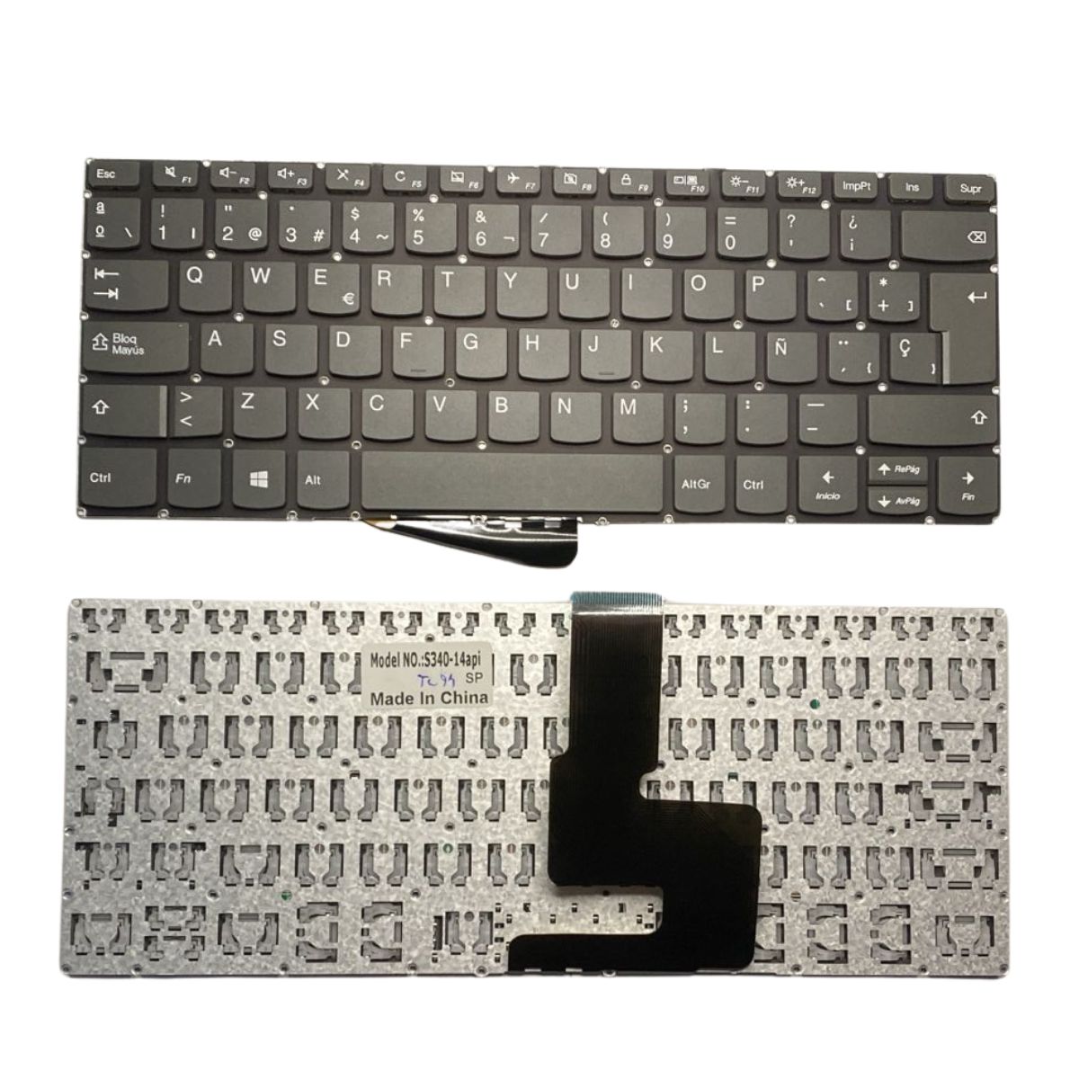 tl94 Teclado Lenovo Ideapad S340-14 S340-14iwl S340-14api Negro Español - Imagen 1