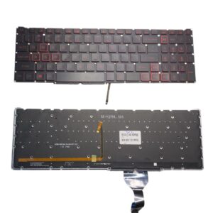 Teclado Acer Nitro 5 An515-56 An515-57 An517-54 Ingles Negro/rojo Us