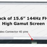 Pantalla NV156FHM-NX3 Para Lenovo Gaming:IdeaPad Gaming 3 15: Series 15ARH05, 15IMH05, 15ACH6, 15IHU6, 15ARH7 (modelos que vinieron a 120Hz/144Hz)